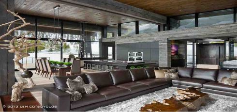 Interior Design by Len Cotsovolos with LC² Design Services.